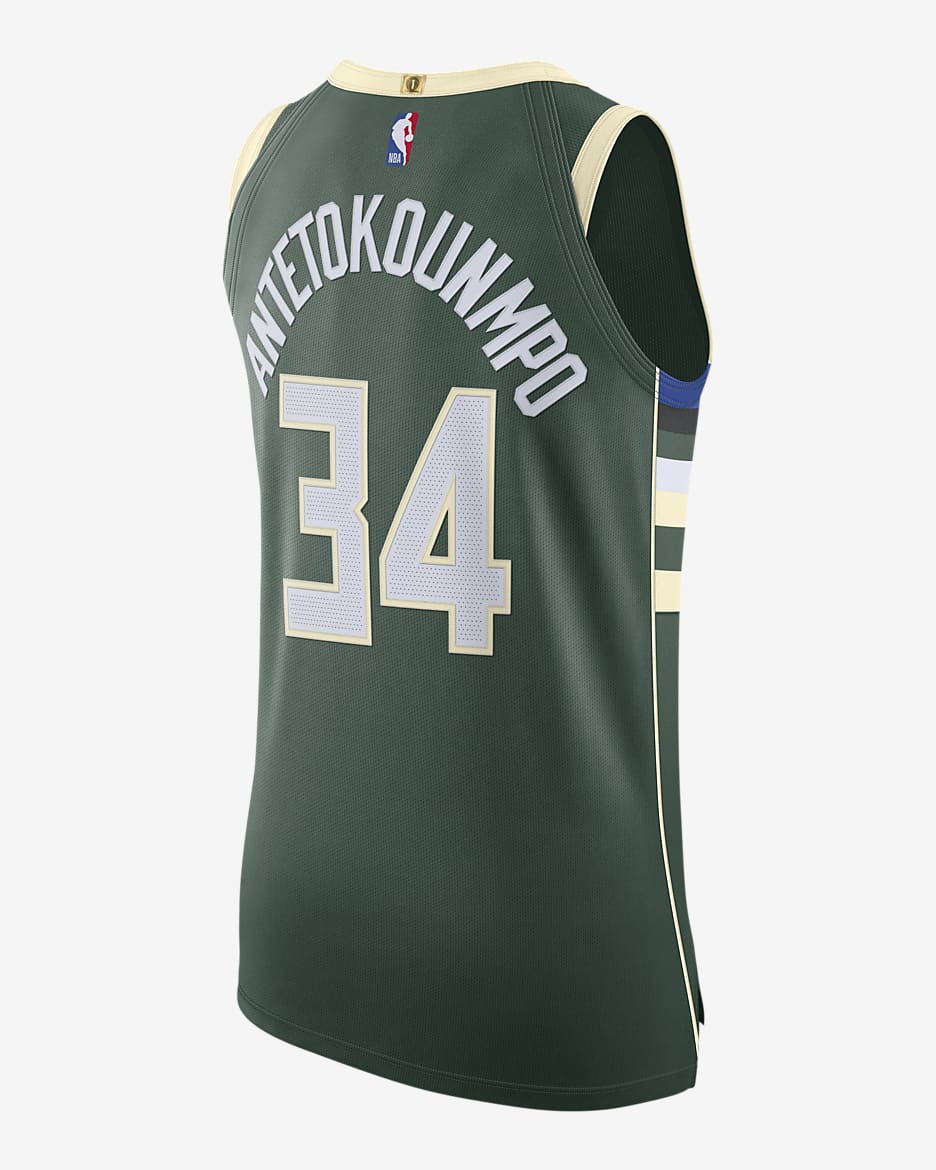 Giannis Antetokounmpo Bucks Icon Edition 2020 Nike NBA Authentic Trikot fur Herren